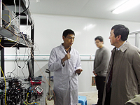 CUHK delegation visits the Institute for Interdisciplinary Information Sciences, Tsinghua University.